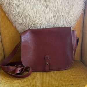 Leather Lucky Brand Saddle Bag